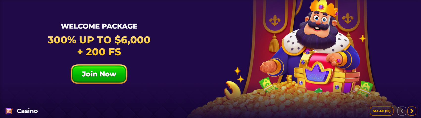 RoyalGame Casino Willkommensbonus